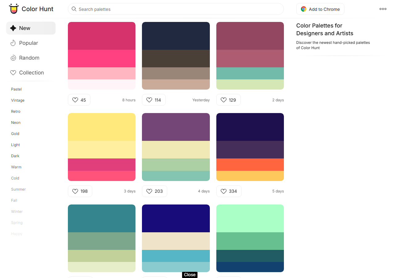Color Hunt 화면